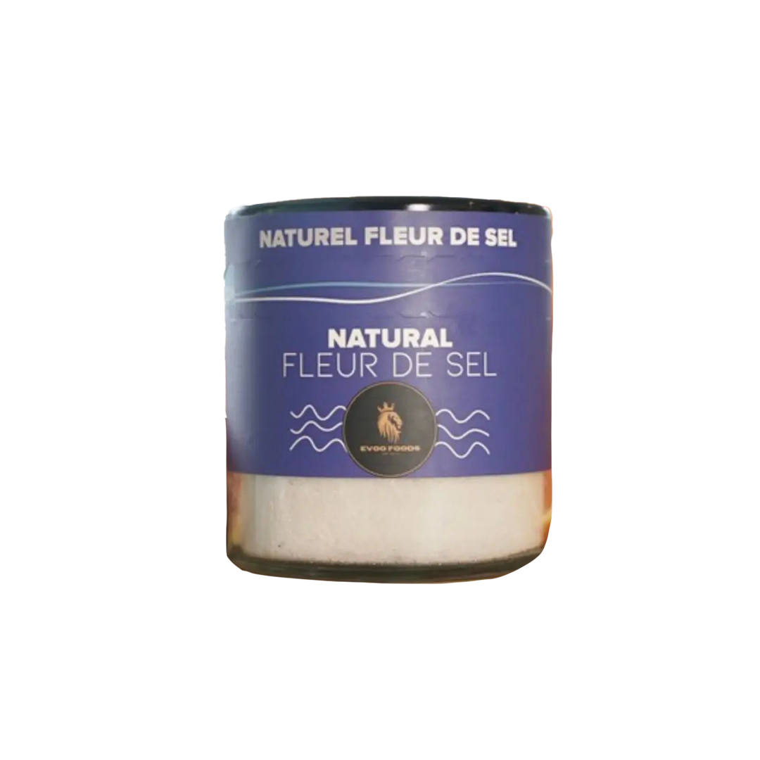 EVOO Foods - Fleur De Sel Natural - 200g - Product of Greece