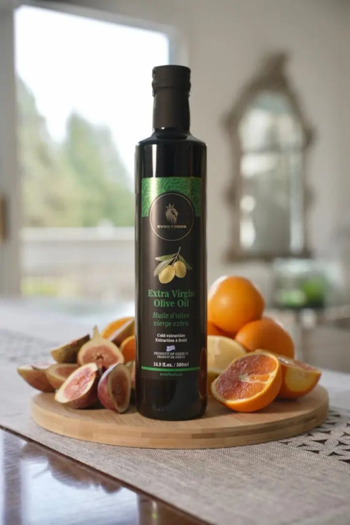 EVOO Foods Extra Virgin Olive Oil – Cold Pressed Product of Greece – 500 ml