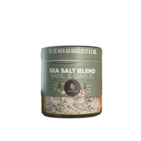 EVOO Foods - Basil & Garlic Sea Salt Blend - 200g - Product of Greece