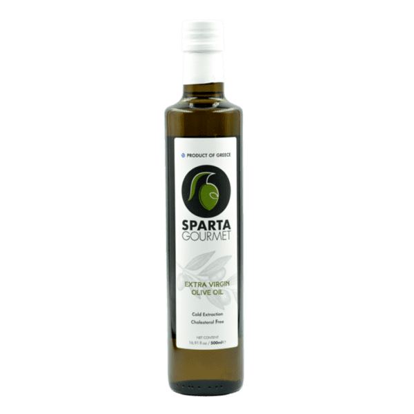 Sparta Gourmet Extra Virgin Olive Oil - 500 ml - Award Winning - Cold Extraction - PRODUCT OF GREECE