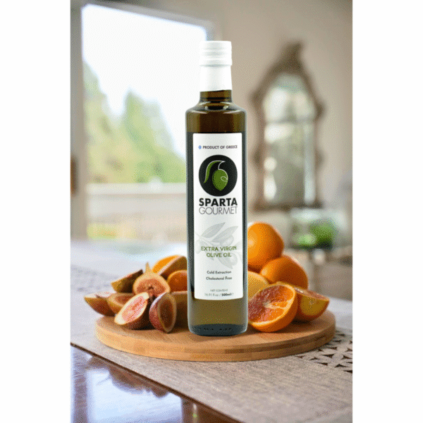 Sparta Gourmet Extra Virgin Olive Oil - 500 ml - Award Winning - Cold Extraction - PRODUCT OF GREECE