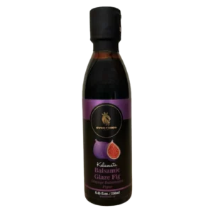 Kalamata balsamic glaze fig bottle.