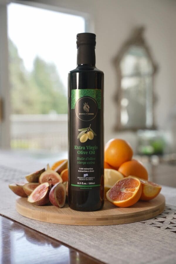 EVOO Foods Extra Virgin Olive Oil - Cold Pressed Product of Greece - 500 ml